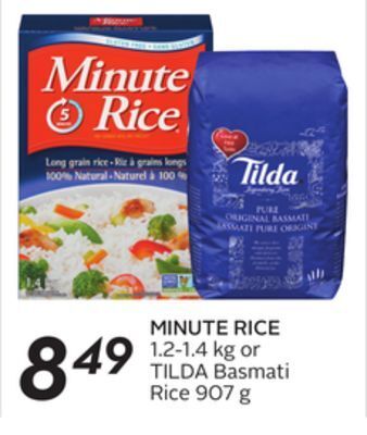 Sobeys Minute rice offer