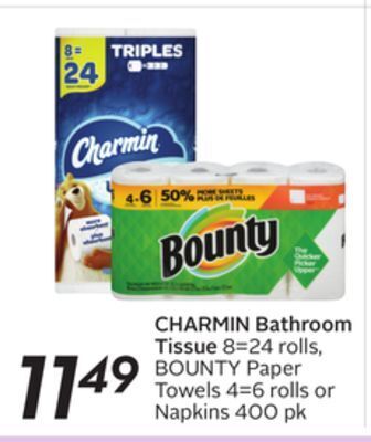 Sobeys Charmin bathroom tissue offer