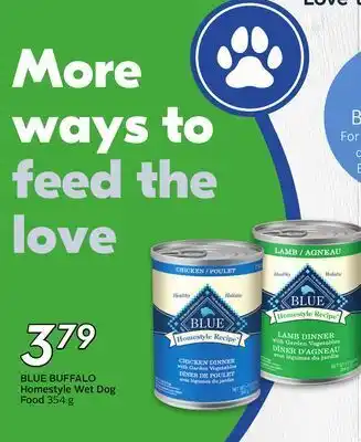 Sobeys Blue buffalo homestyle wet dog food - 50 air miles® bonus miles offer