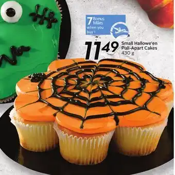 Sobeys Small hallowe'en pull-apart cakes - 7 air miles® bonus miles offer