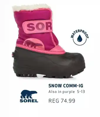 Globo Sorel snow comm-ig offer