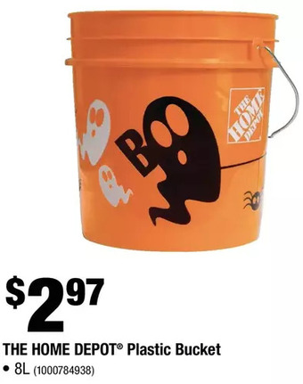 Home Depot The home depot plastic bucket offer