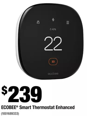 Home Depot Ecobee smart thermostat enhanced offer