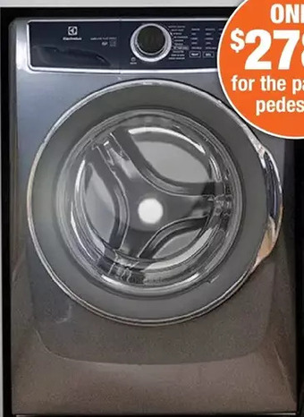 Home Depot Electrolux 5.2 cu. ft. iec front load washer with smartboost offer