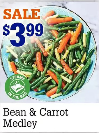 M & M Food Market Bean & carrot medley offer