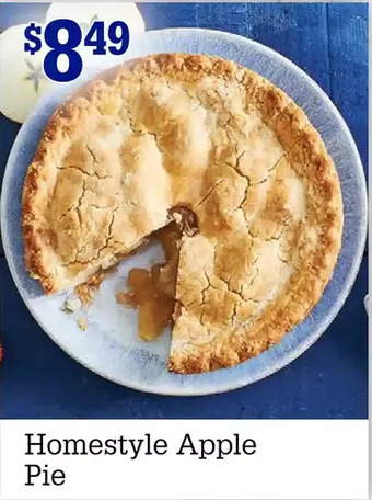 M & M Food Market Homestyle apple pie offer