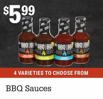 M & M Food Market Bbq sauces offer