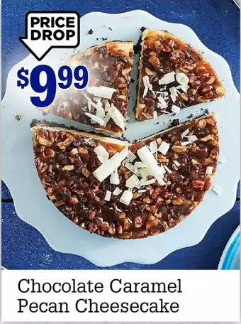 M & M Food Market Chocolate caramel pecan cheesecake offer