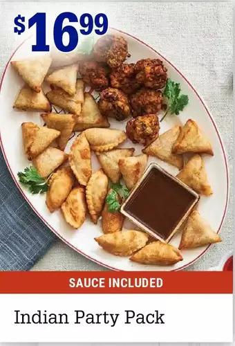 M & M Food Market Indian party pack offer