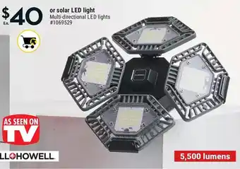 Giant Tiger Solar led light offer