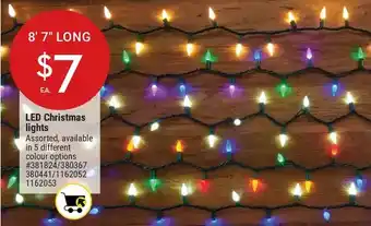Giant Tiger Led christmas lights offer