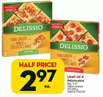 Giant Tiger Delissio pizza offer
