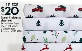 Giant Tiger Queen christmas sheet set offer