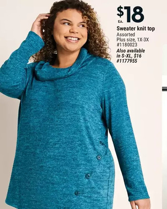 Giant Tiger Sweater knit top offer