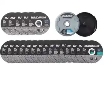 Canadian Tire Maximum 20-piece 4 1/2" cut-off wheels | cutting, polishing and grinding accessories offer