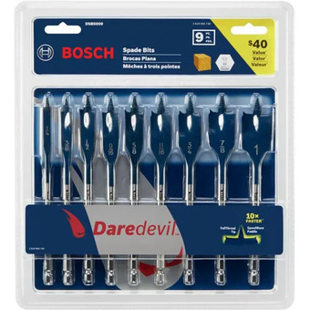 Canadian Tire Bosch 9-pc daredevil spade bit set offer