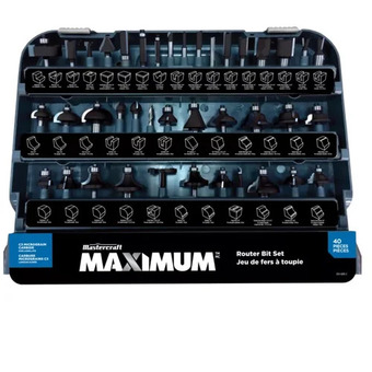 Canadian Tire Maximum 40-pc router bit set offer