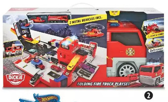 Canadian Tire Fire truck folding playset offer