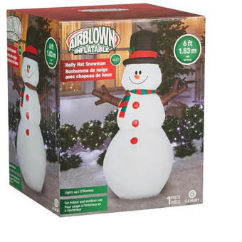 Canadian Tire Inflatable snowman offer
