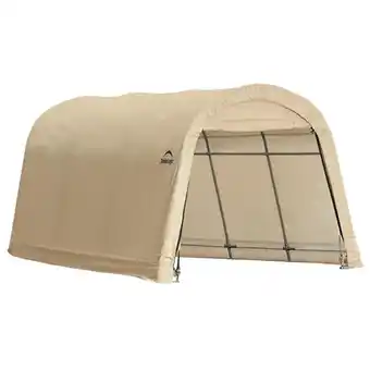 Canadian Tire Round autoshelter, 10 x 15 x 8' h. door clearance height: 6'9" offer