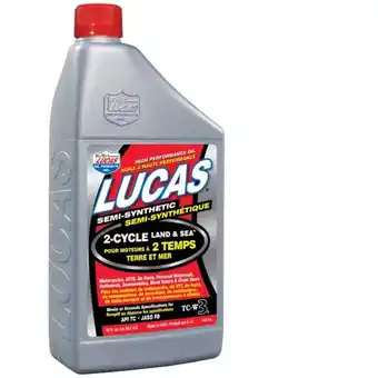 Canadian Tire Lucas motorcycle and 2-cycle motor oils offer