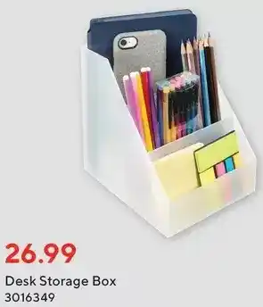 Staples Desk storage box offer