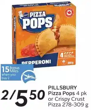 Sobeys Pillsbury pizza pops or crispy crust pizza offer