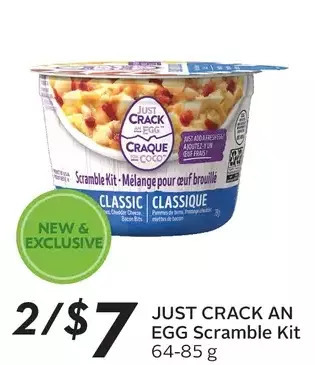 Sobeys Just crack an egg scramble kit offer