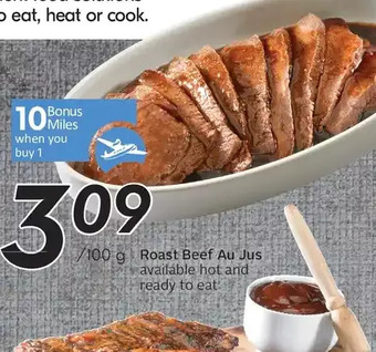 Sobeys Roast beef au jus offer