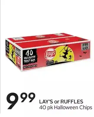 Sobeys Lay's or ruffles halloween chips offer