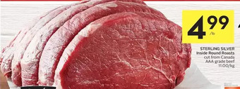 Foodland Sterling silver inside round roasts offer