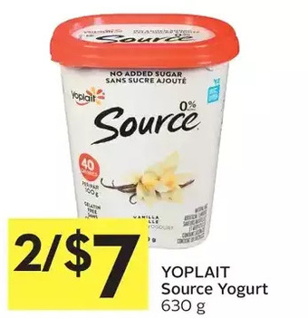 Foodland Yoplait source yogurt offer