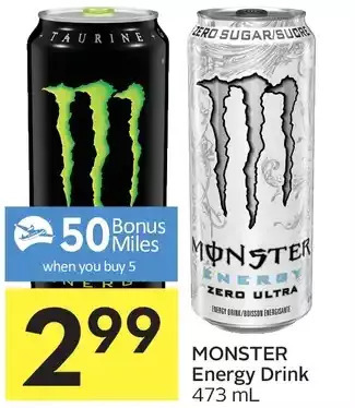 Foodland Monster energy drink offer