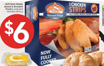 Foodland Watson ridge boxed & breaded poultry offer