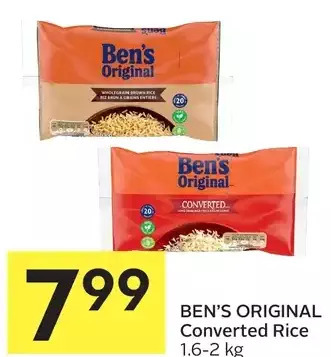 Foodland Ben's original converted rice offer
