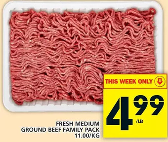 Food Basics Fresh medium ground beef offer