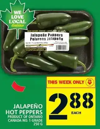 Food Basics Jalapeno hot peppers offer