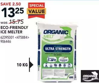 Lowe's Eco-friendly ice melter offer