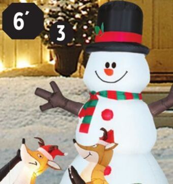 Canadian Tire Gemmy inflatable snowman offer