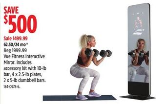 Canadian Tire Proform vue fitness interactive mirror offer