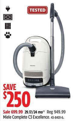 Canadian Tire Miele complete c3 excellence offer