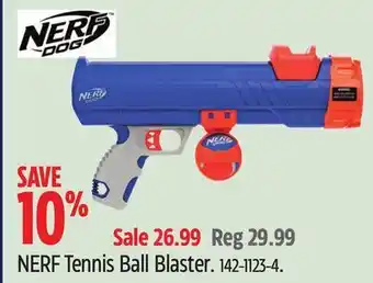 Canadian Tire Nerf tennis ball blaster offer