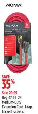 Canadian Tire Noma medium-duty extension cord offer