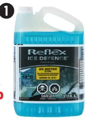 Canadian Tire Reflex -49°c ice defence washer fluid, 4-pack offer