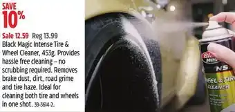 Canadian Tire Black magic intense tire & wheel cleaner, 453g offer