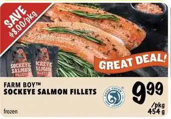 Farm Boy Farm boy™ sockeye salmon fillets offer