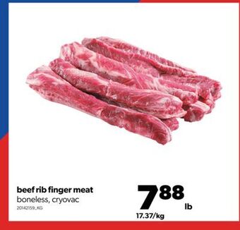Real Canadian Superstore Beef rib finger meat offer
