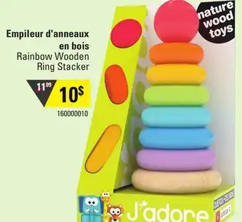 Sushi Shop Rainbow wooden ring stacker offer