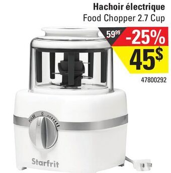 Sushi Shop Starfrit food chopper 2.7 cup offer
