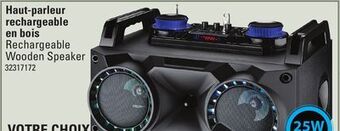 Sushi Shop Rechargeable wooden speaker offer